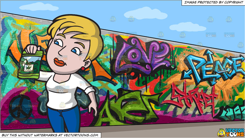 Detail Graffiti Cartoon Pack Nomer 43