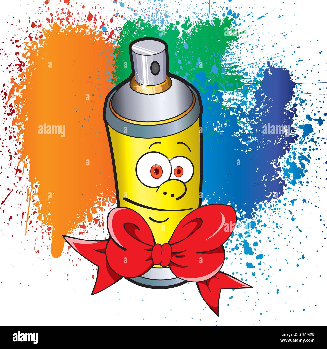 Detail Graffiti Cartoon Spray Can Nomer 45