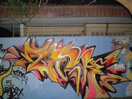 Detail Graffiti Ceria Nomer 30