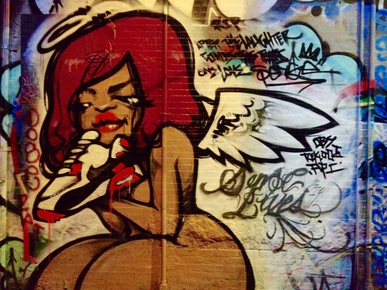 Detail Graffiti Cewek Sexy Nomer 17