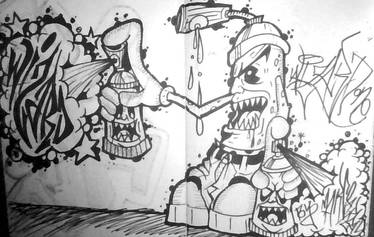 Detail Graffiti Character By Wizard Berwarna Nomer 29