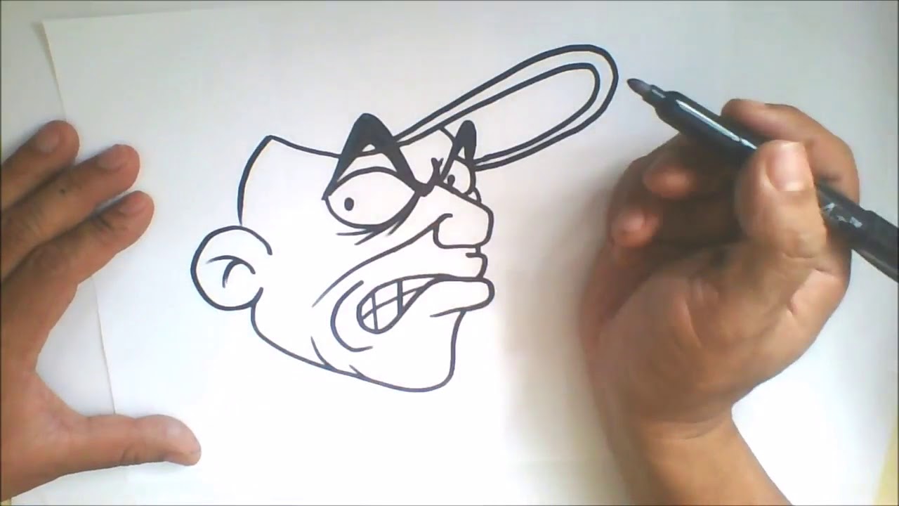 Detail Graffiti Character Cartoon Sketch Nomer 18