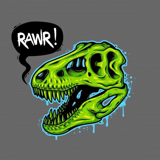 Detail Graffiti Character Dino Nomer 14
