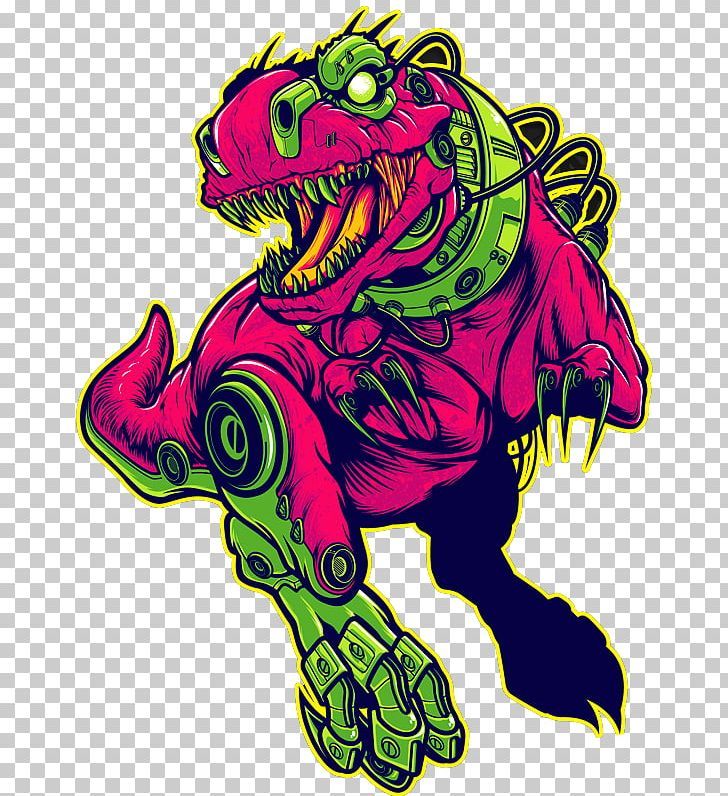 Detail Graffiti Character Dino Nomer 3