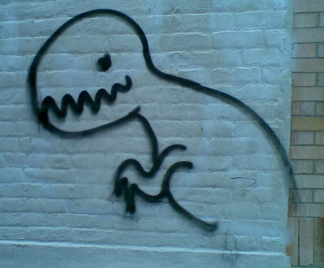 Detail Graffiti Character Dino Nomer 22