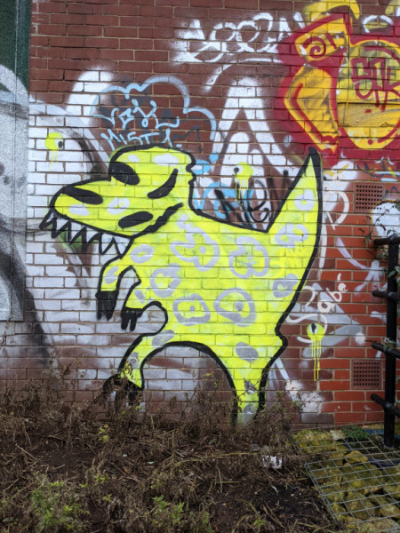 Detail Graffiti Character Dino Nomer 43