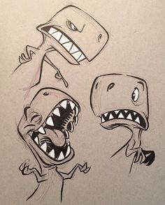 Detail Graffiti Character Dino Cartoon Nomer 2