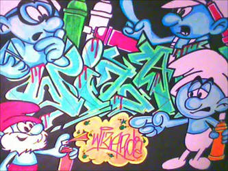 Detail Graffiti Character Gangster Berwarna Nomer 44