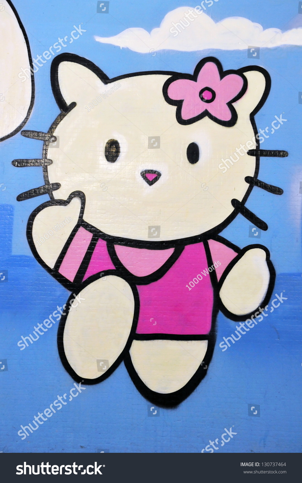 Detail Graffiti Character Hello Kitty Nomer 12