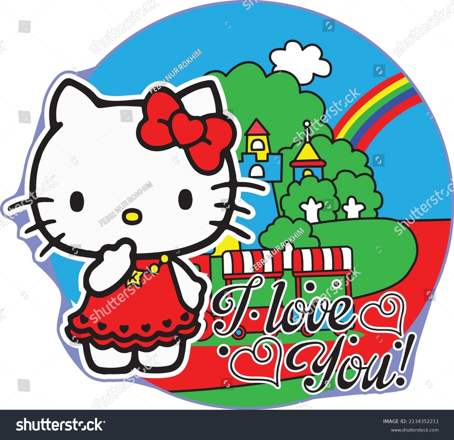 Detail Graffiti Character Hello Kitty Nomer 23