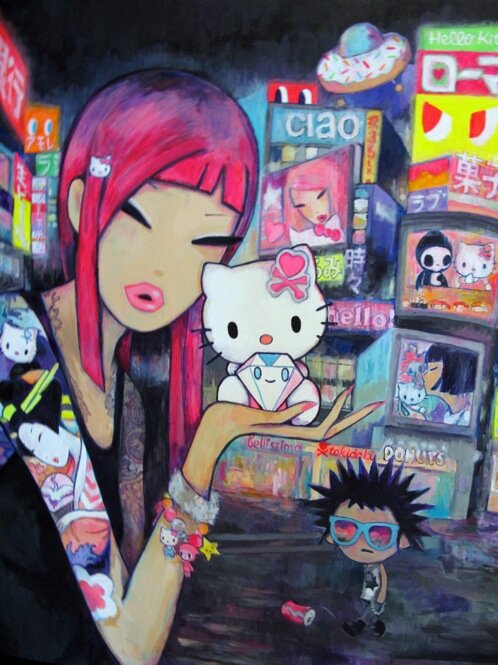 Detail Graffiti Character Hello Kitty Nomer 43