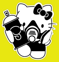 Detail Graffiti Character Hello Kitty Nomer 10
