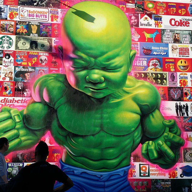 Detail Graffiti Character Hulk Nomer 12