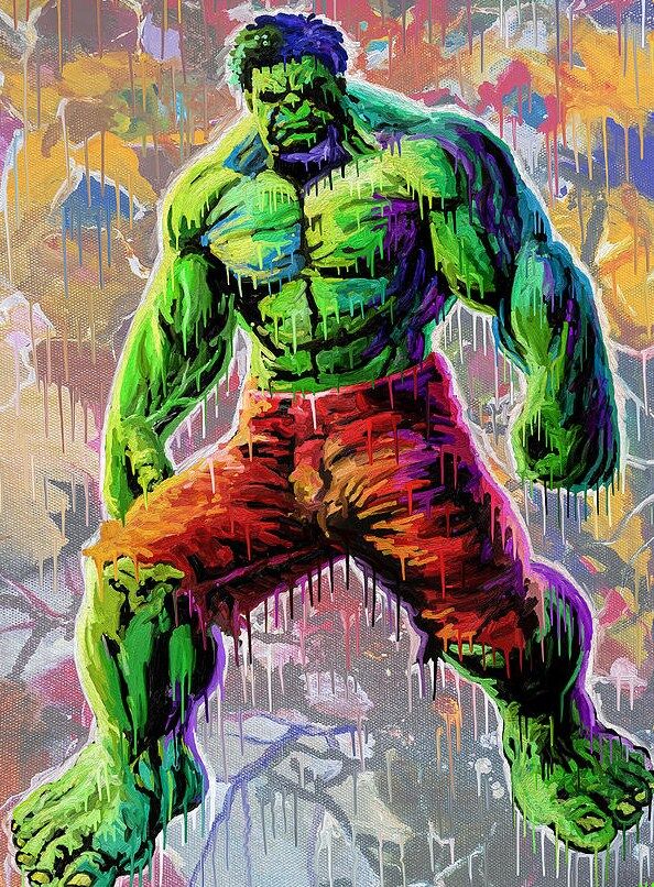 Detail Graffiti Character Hulk Nomer 24