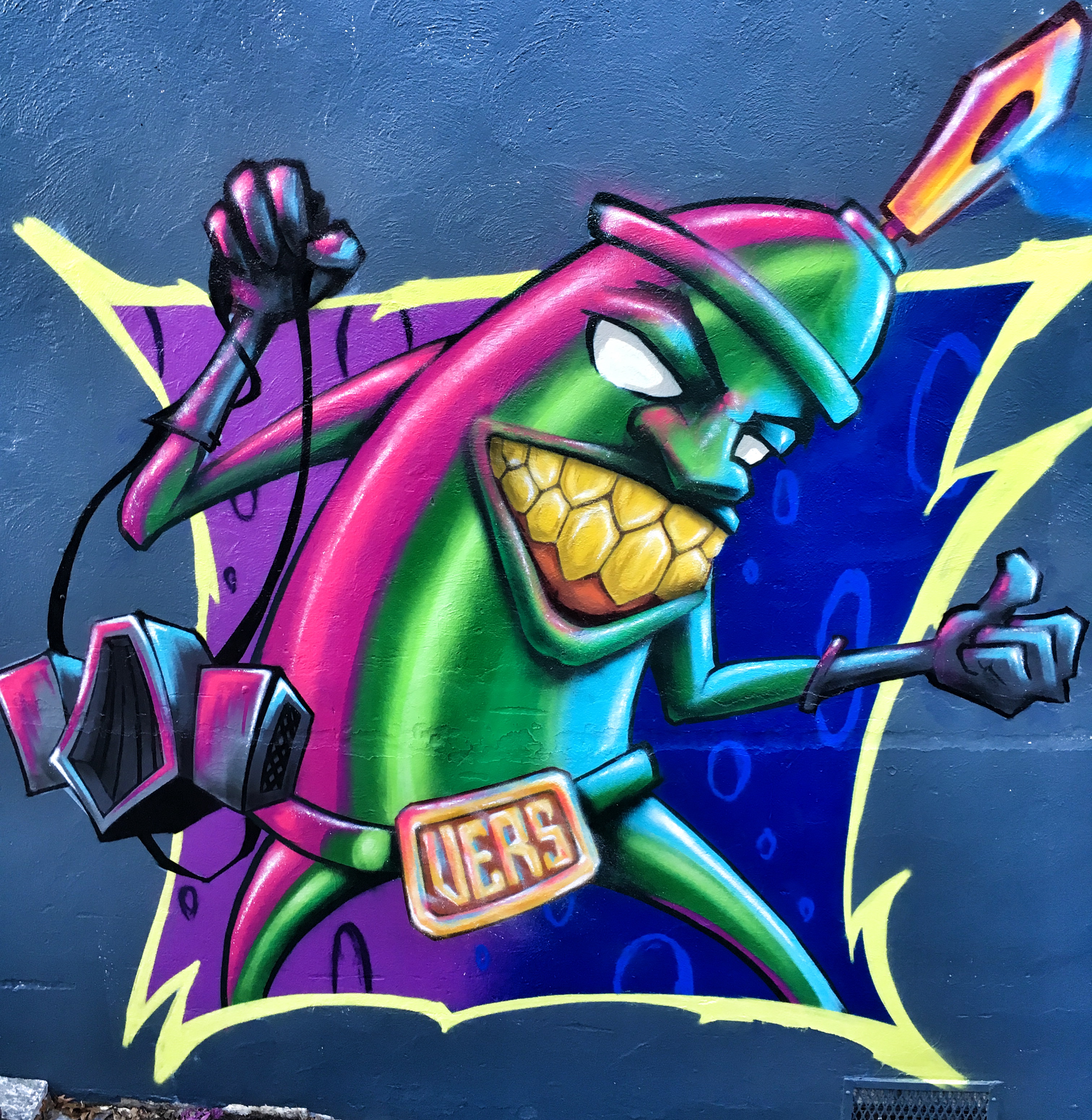 Detail Graffiti Character Mind Game Nomer 12