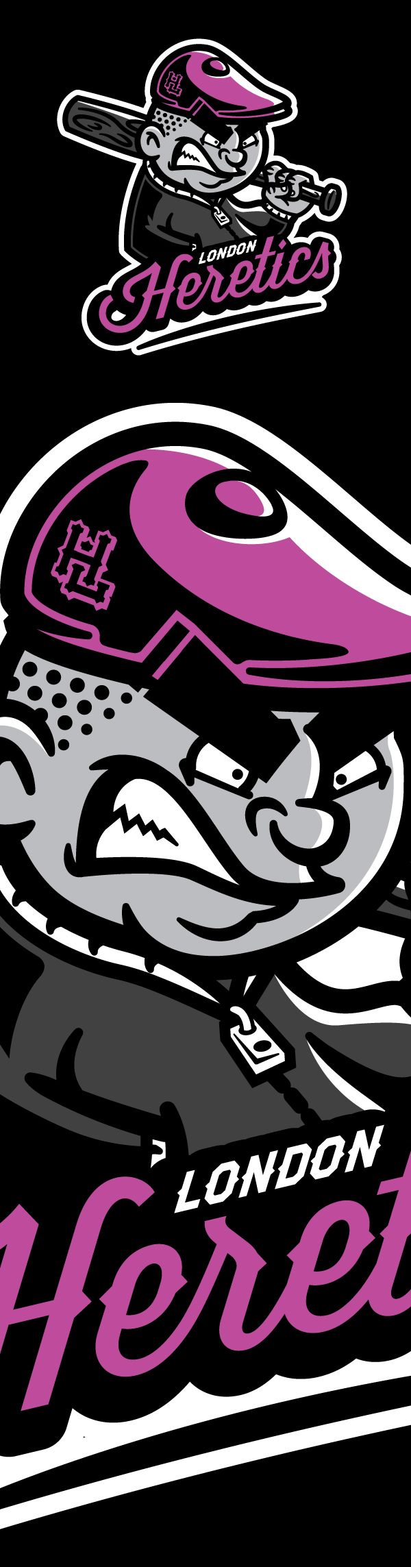 Detail Graffiti Character Monster Hitam Putih Nomer 23