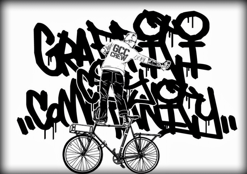 Detail Graffiti Character Monster Hitam Putih Nomer 36