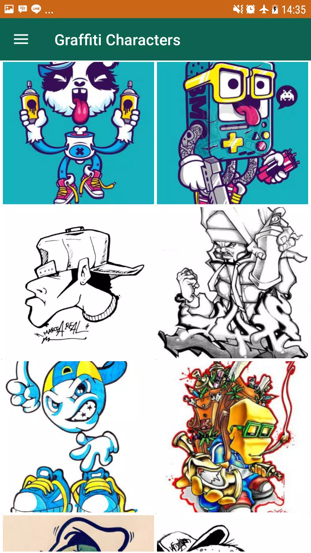 Detail Graffiti Character Mudah Nomer 37