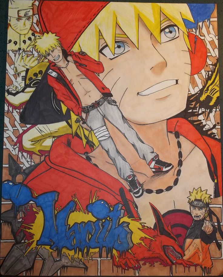 Detail Graffiti Character Naruto Nomer 15