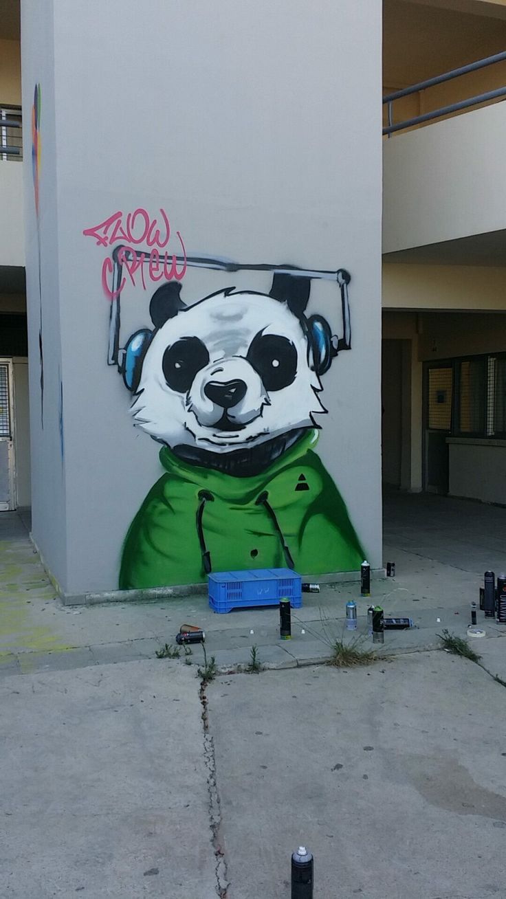 Detail Graffiti Character Panda Nomer 19