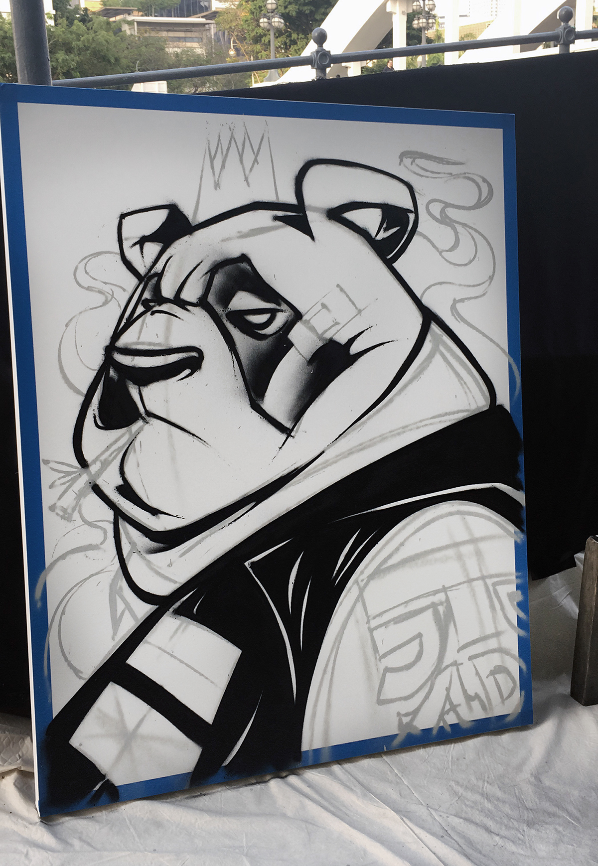 Detail Graffiti Character Panda Nomer 24