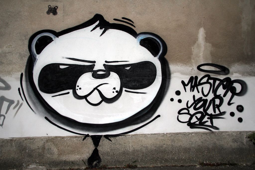 Detail Graffiti Character Panda Nomer 4