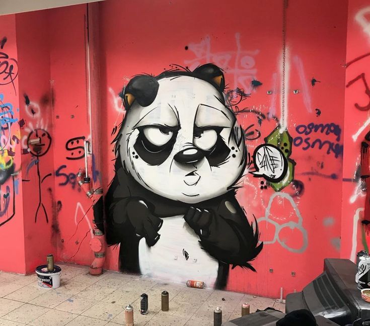 Detail Graffiti Character Panda Nomer 30