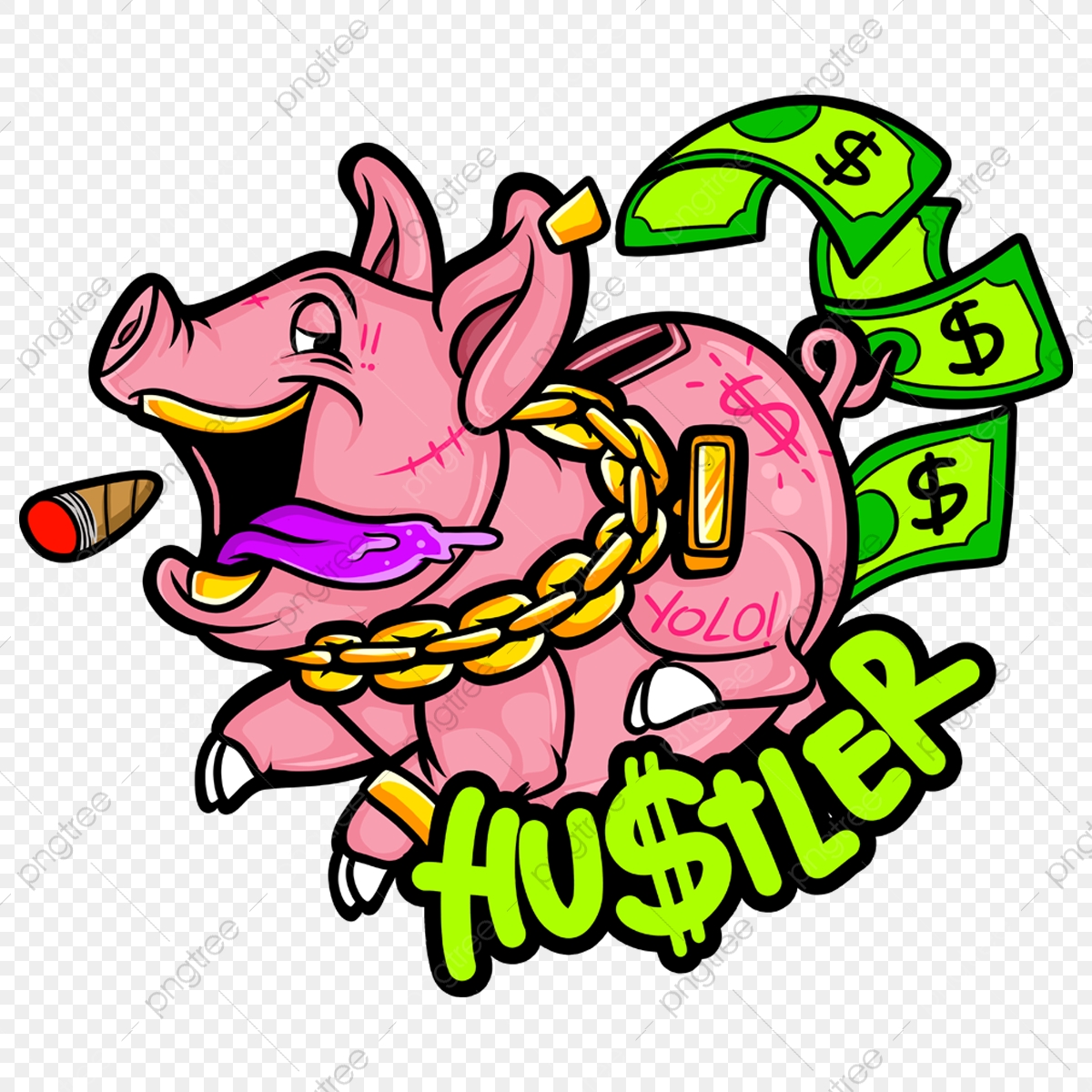 Detail Graffiti Character Png Hustle Nomer 32