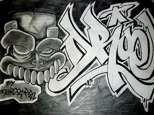 Detail Graffiti Character Setan Nomer 28