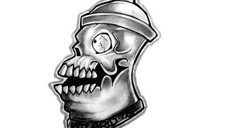 Detail Graffiti Character Skull Nomer 44