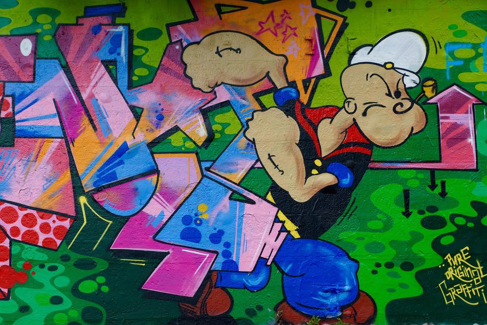 Detail Graffiti Character Tulisan Nomer 24