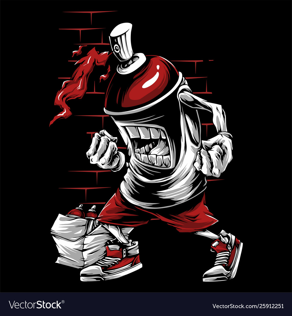 Detail Graffiti Character Vector Nomer 15