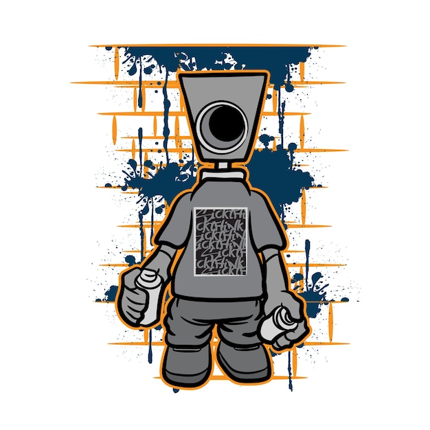Detail Graffiti Character Vector Nomer 17