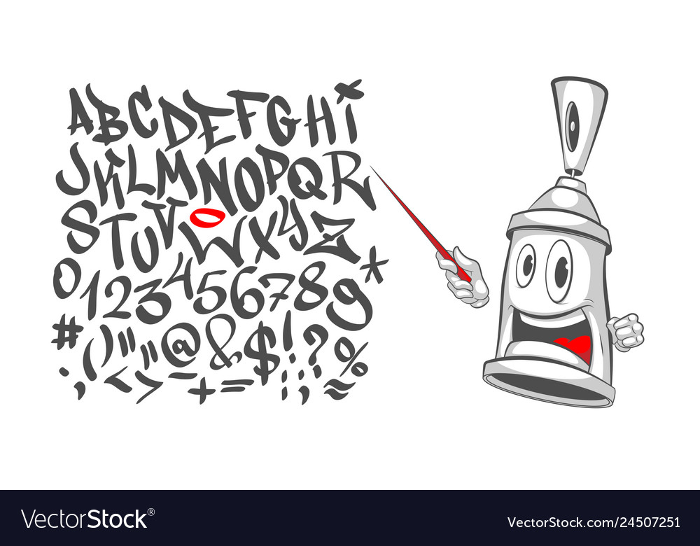 Detail Graffiti Character Vector Nomer 18
