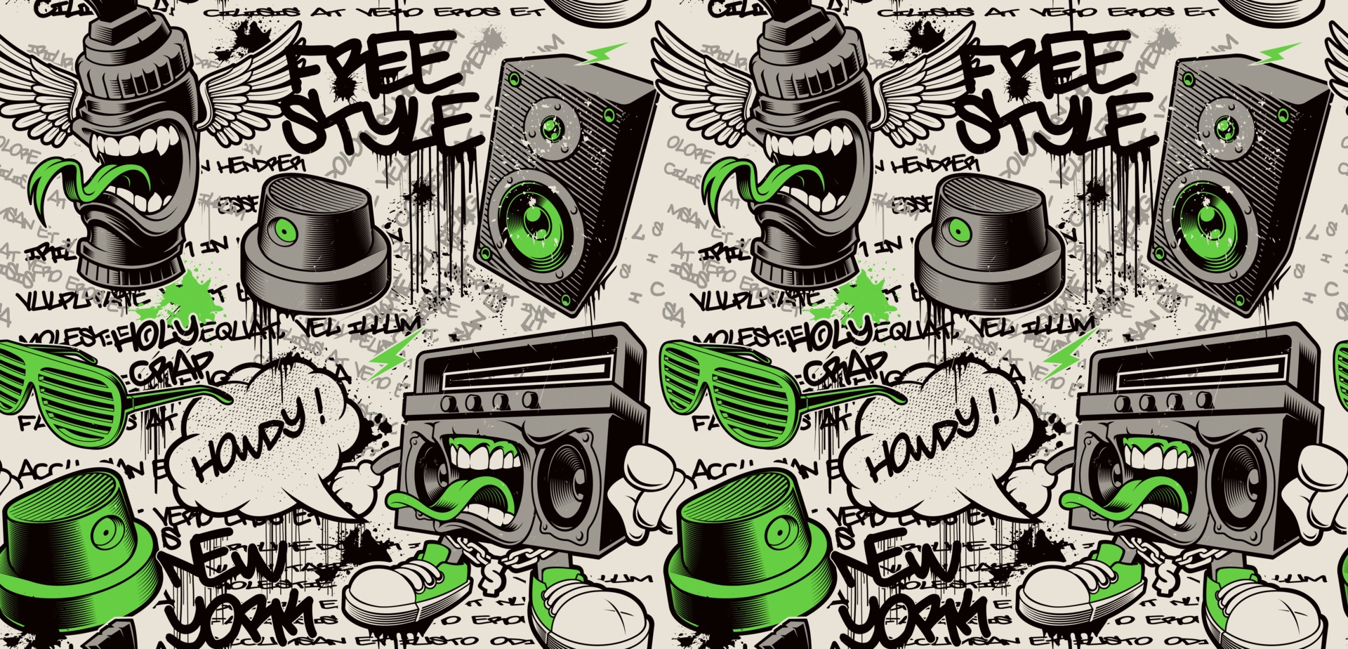 Detail Graffiti Character Vector Nomer 36
