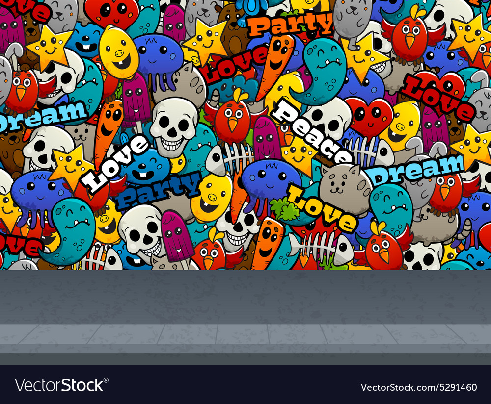 Detail Graffiti Character Vector Nomer 43