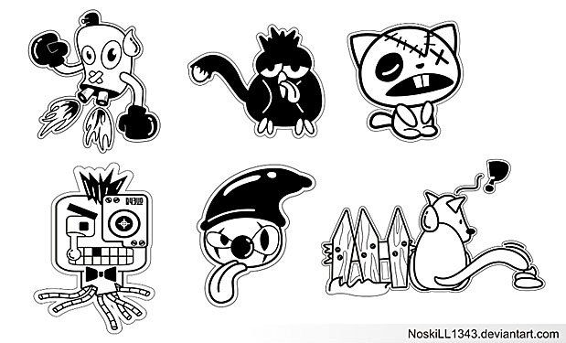 Detail Graffiti Character Vector Nomer 52
