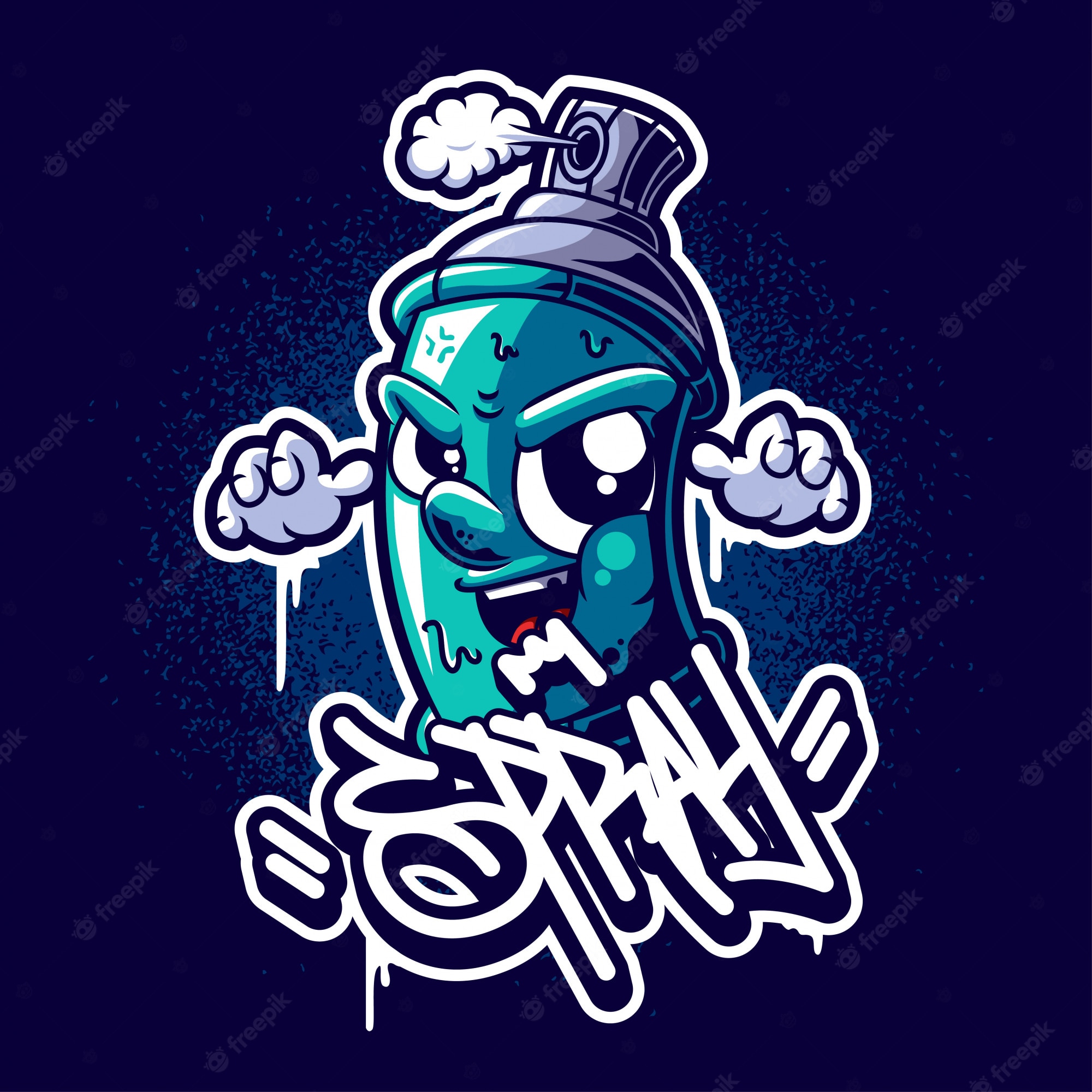 Detail Graffiti Character Vector Nomer 55
