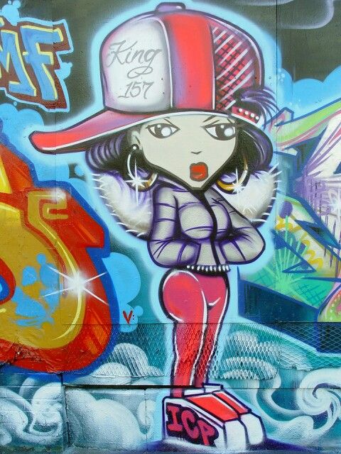 Detail Graffiti Character Women Nomer 17