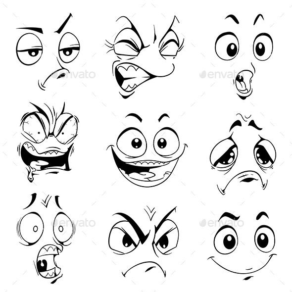 Graffiti Characters Cartoon Faces - KibrisPDR