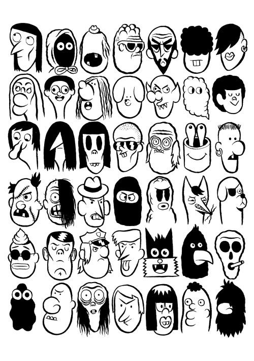 Detail Graffiti Characters Cartoon Faces Nomer 4