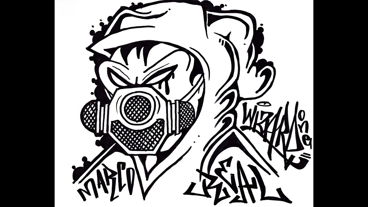 Detail Graffiti Characters Gas Mask Nomer 4