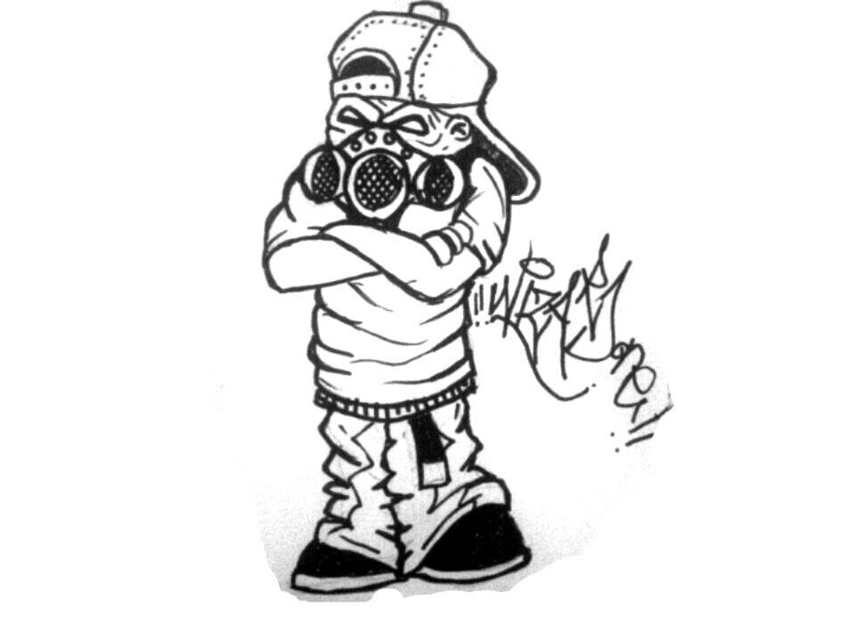 Detail Graffiti Characters Gas Mask Nomer 30