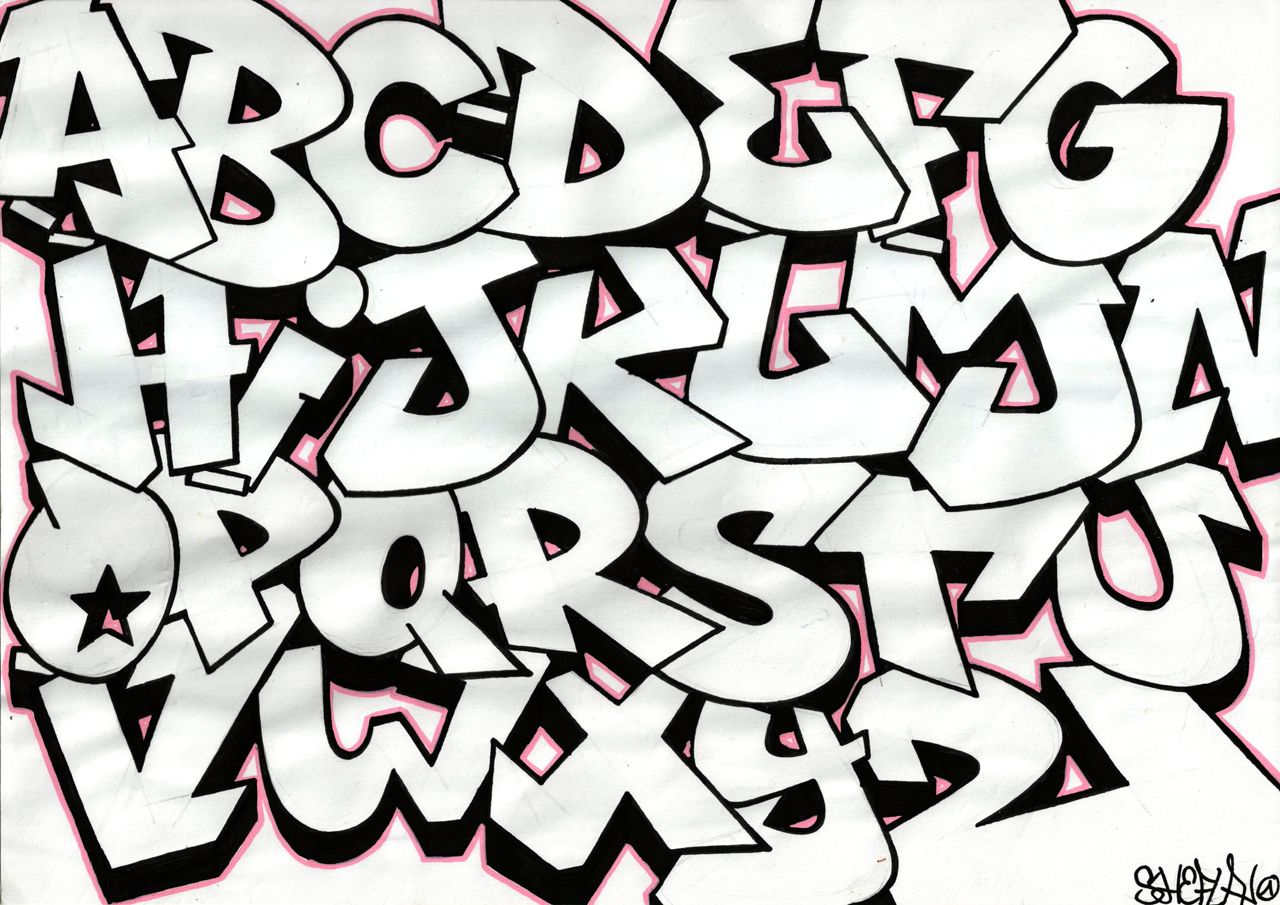 Detail Graffiti Characters How To Draw Nomer 18