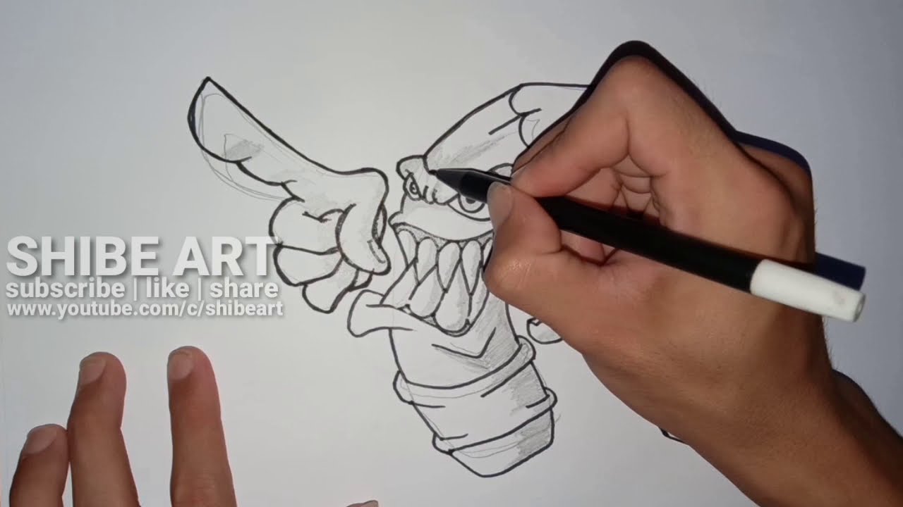 Detail Graffiti Characters How To Draw Nomer 27