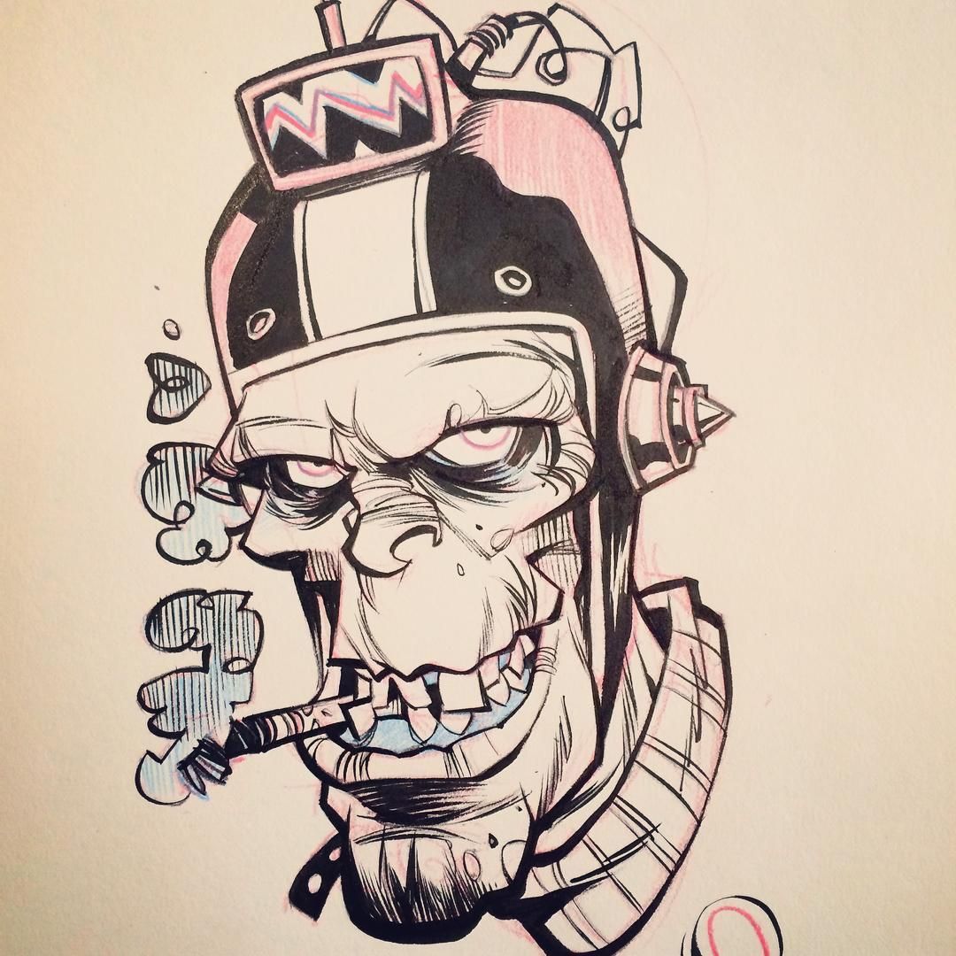 Detail Graffiti Characters How To Draw Nomer 36