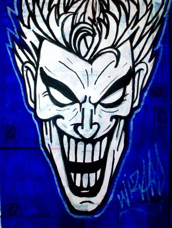 Detail Graffiti Characters Joker Nomer 35