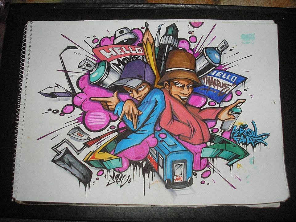 Detail Graffiti Characters Old School Nomer 34