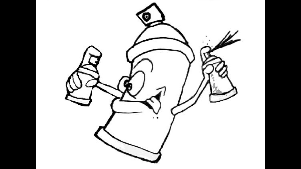 Detail Graffiti Characters One Piece Spray Can Nomer 16