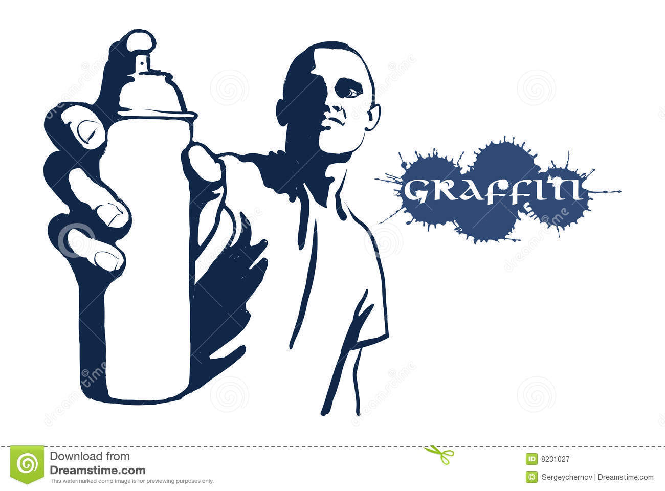 Detail Graffiti Characters One Piece Spray Can Nomer 19